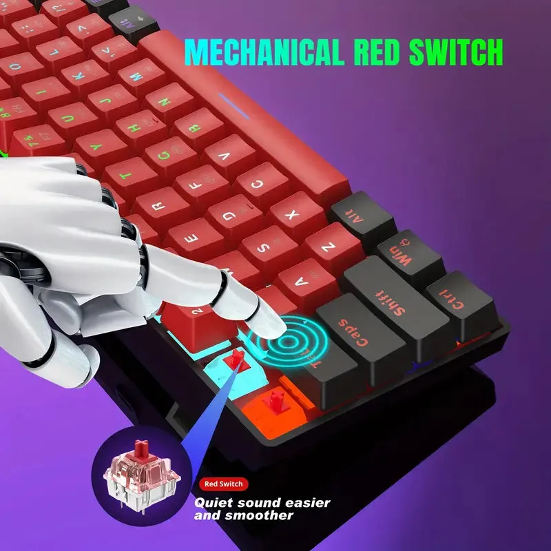 Keyboard Snpurdiri 60% Wired Mechanical Keyboard