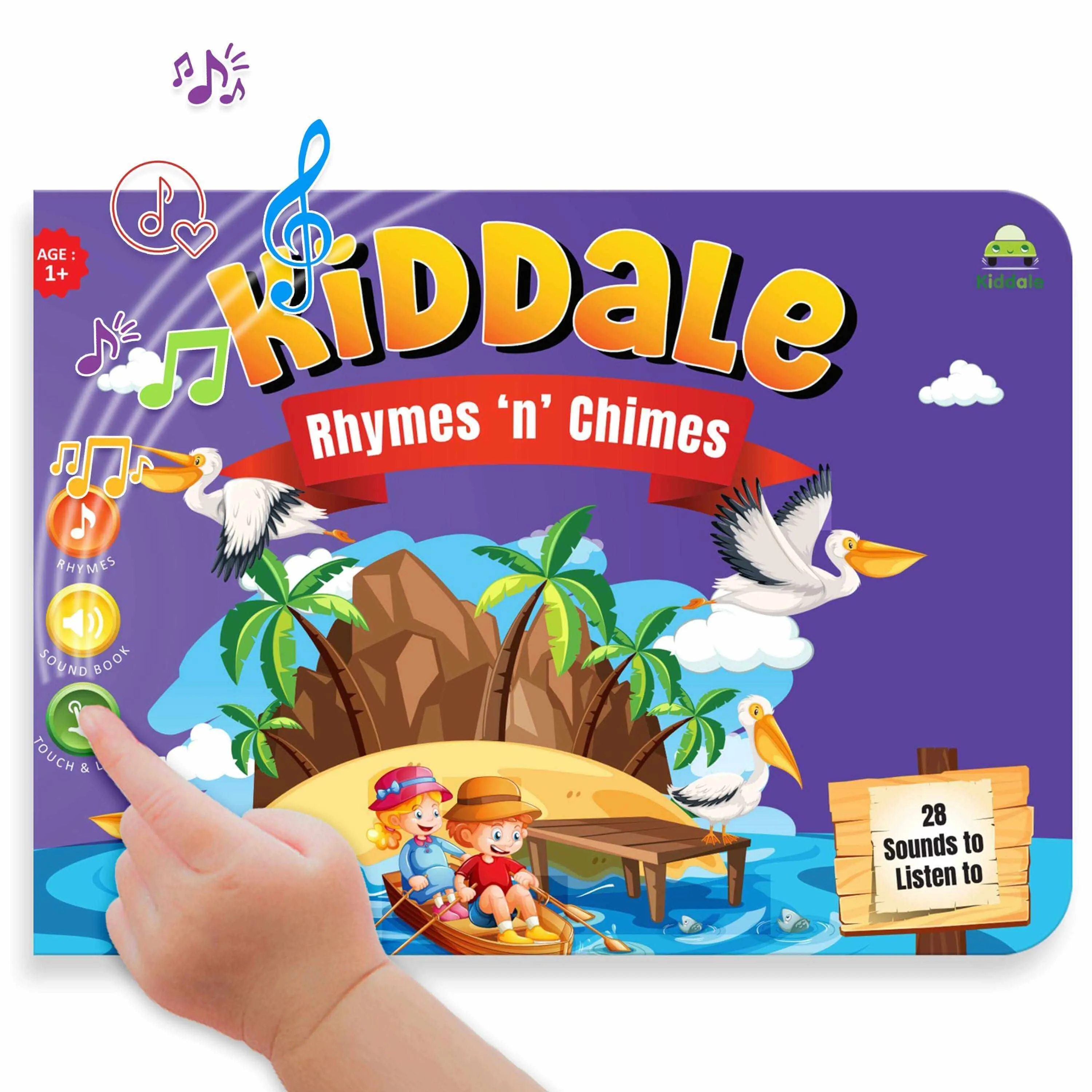 Kiddale English Nursery Rhymes Musical Sound Book for Kids