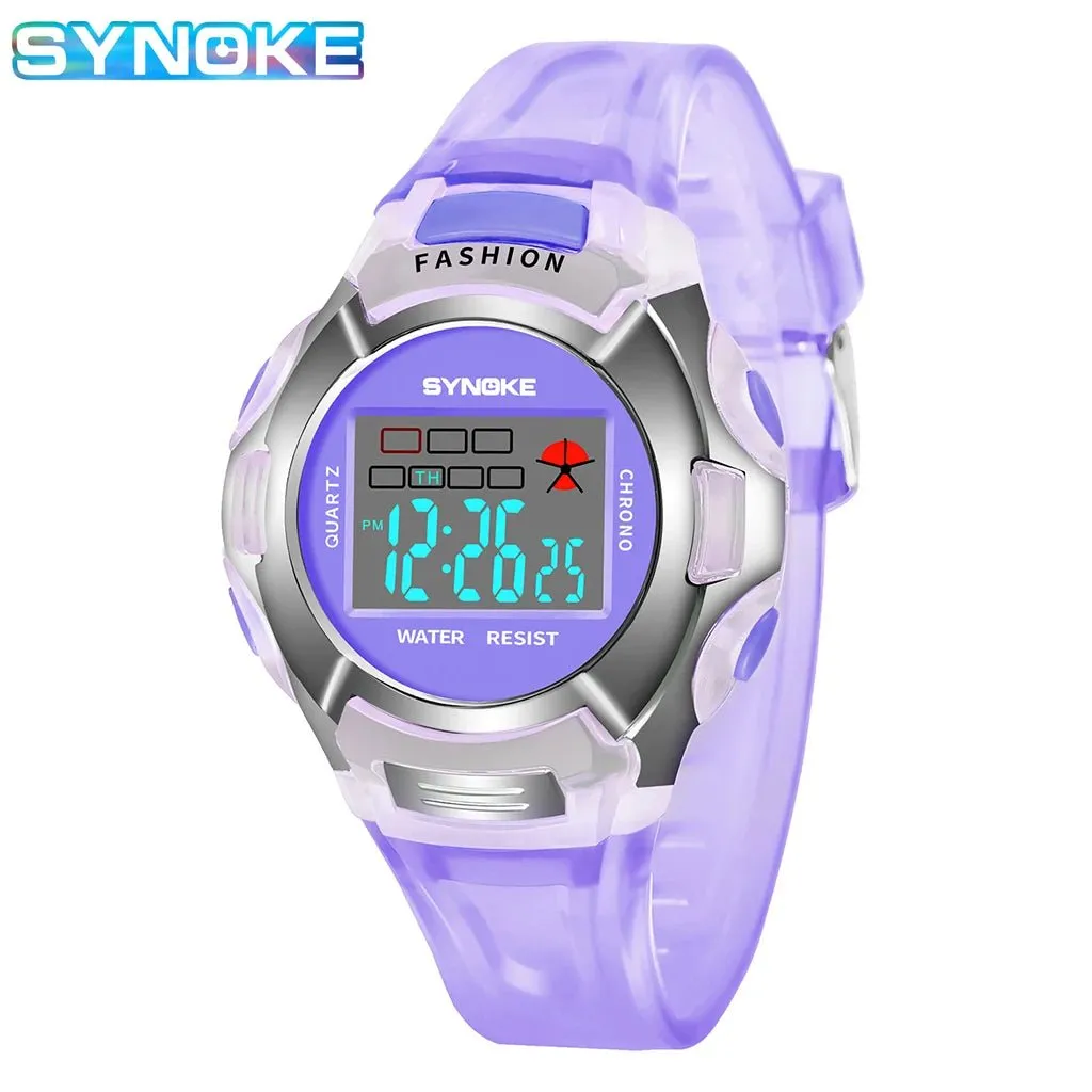 Kids Watches Boys SYNOKE Brand Kids Sport Watches Waterproof Electronic Wristwatch Clock Children Digital Watch For Boys Girls