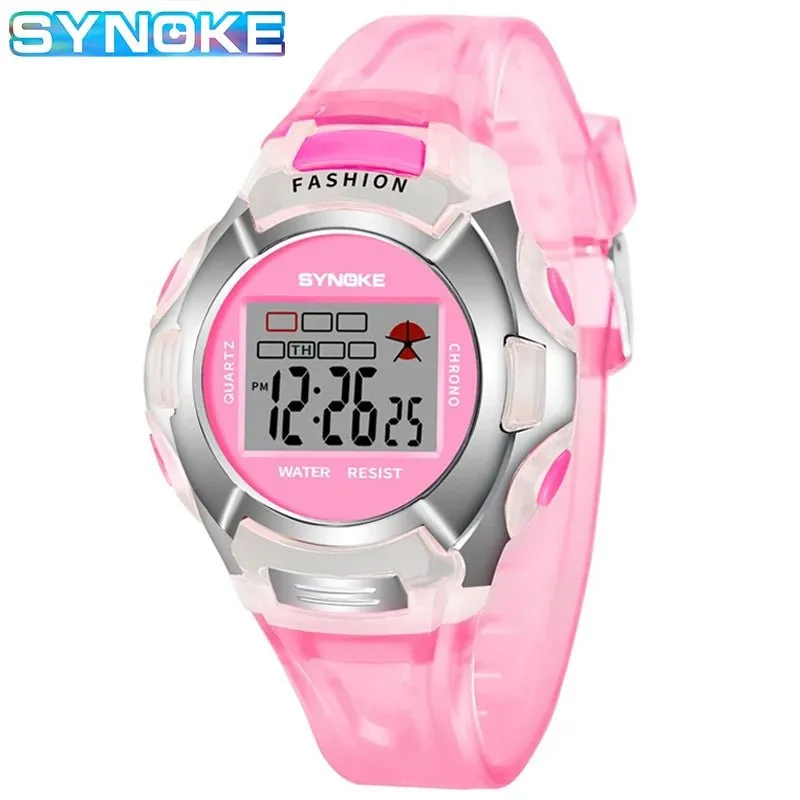 Kids Watches Boys SYNOKE Brand Kids Sport Watches Waterproof Electronic Wristwatch Clock Children Digital Watch For Boys Girls