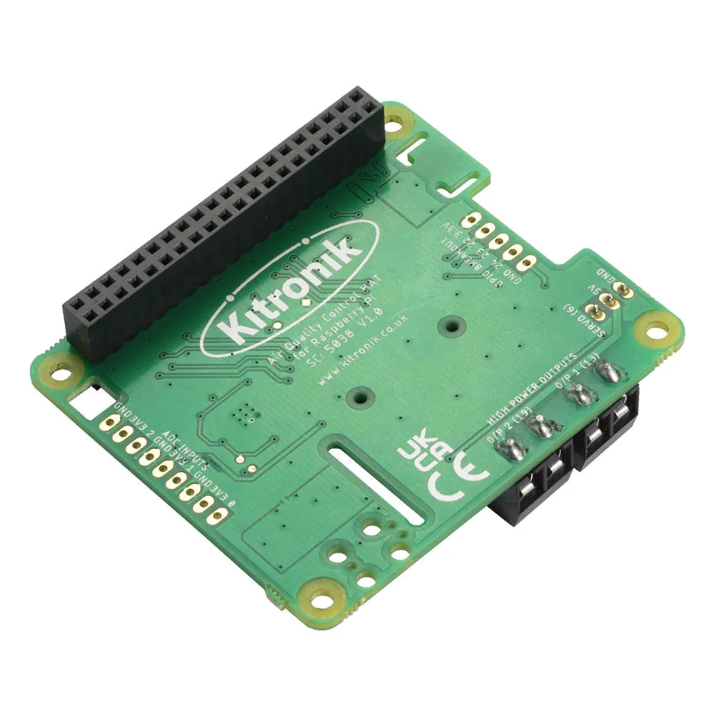 Kitronik Air Quality and Environmental Control HAT for Raspberry Pi