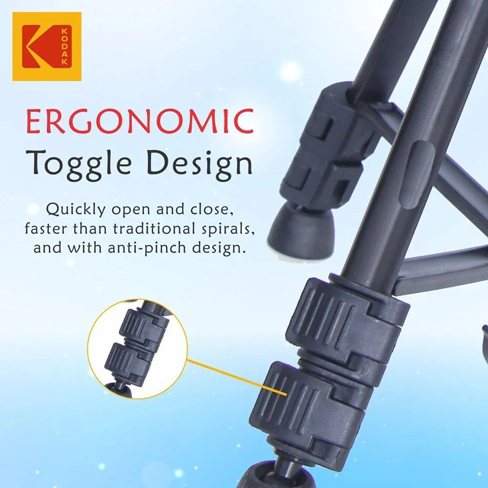 Kodak Tripod T210 150cm Three Way Pan Movement For Camera Includes Mobile Attachment