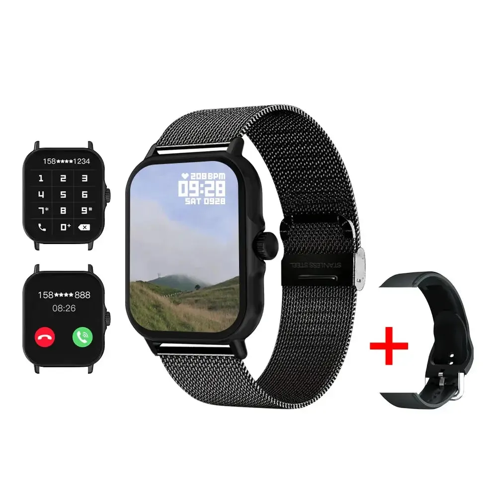 LAXASFIT 2024 New Smart Watch Bluetooth Voice Call Health Monitoring Men Women Smart Watch Gift Android iPhone