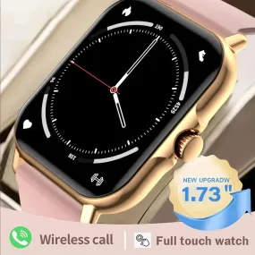 LAXASFIT New Smart Watch 1.73” Inch Customized Dial Health Monitoring Bluetooth Talk Men Women Fashion Watch Gift Android IOS