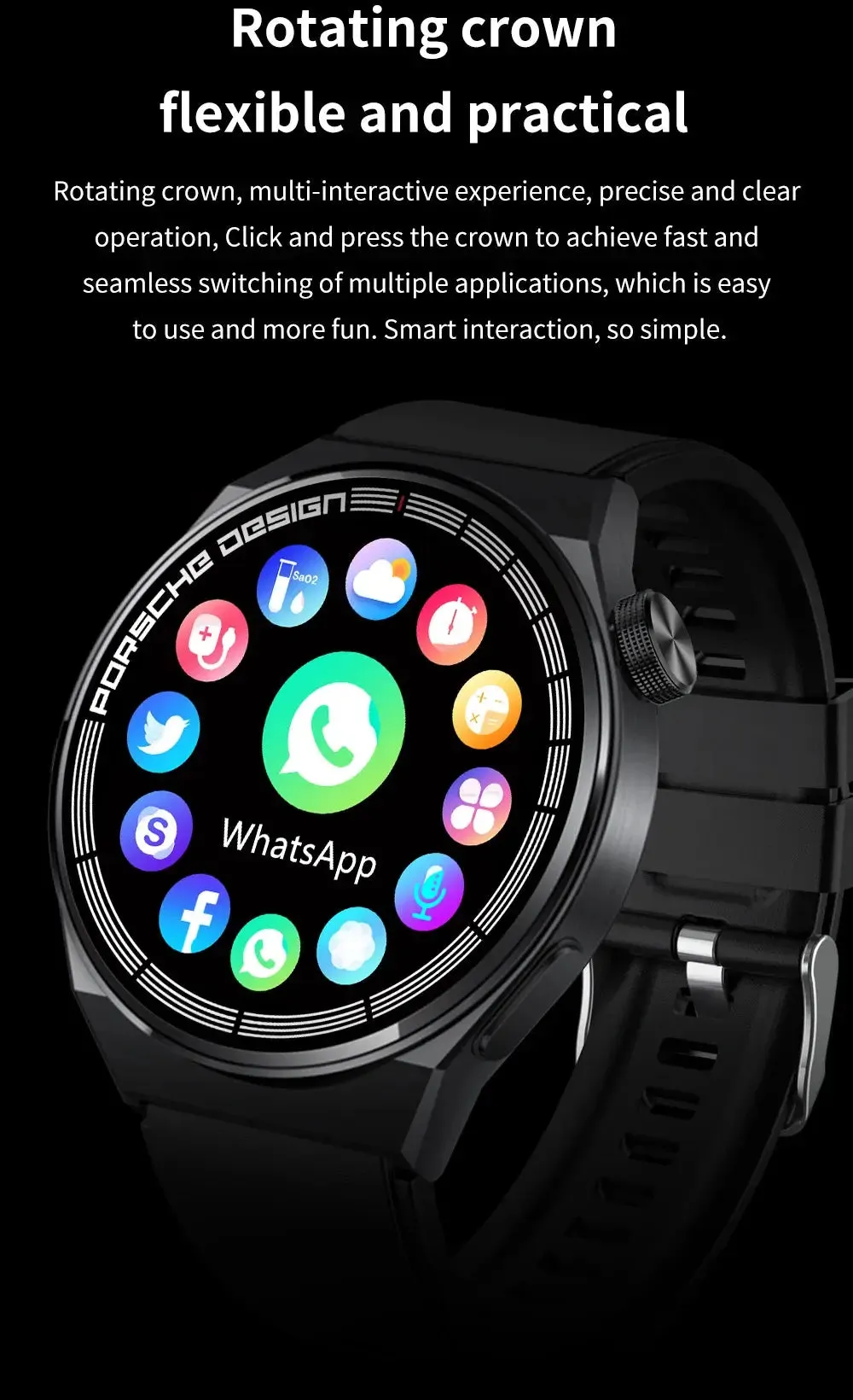 LAXASFIT Smart Watch Men's Watch 1.35 inch HD Screen Bluetooth Call Health Monitoring Smart Watch 2024 New Watch For Android IOS