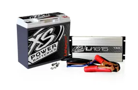 Li-S680-16CK XS Power Li-S680-16 16V Lithium Vehicle Battery Li1615 15A 16V IntelliCHARGER combo