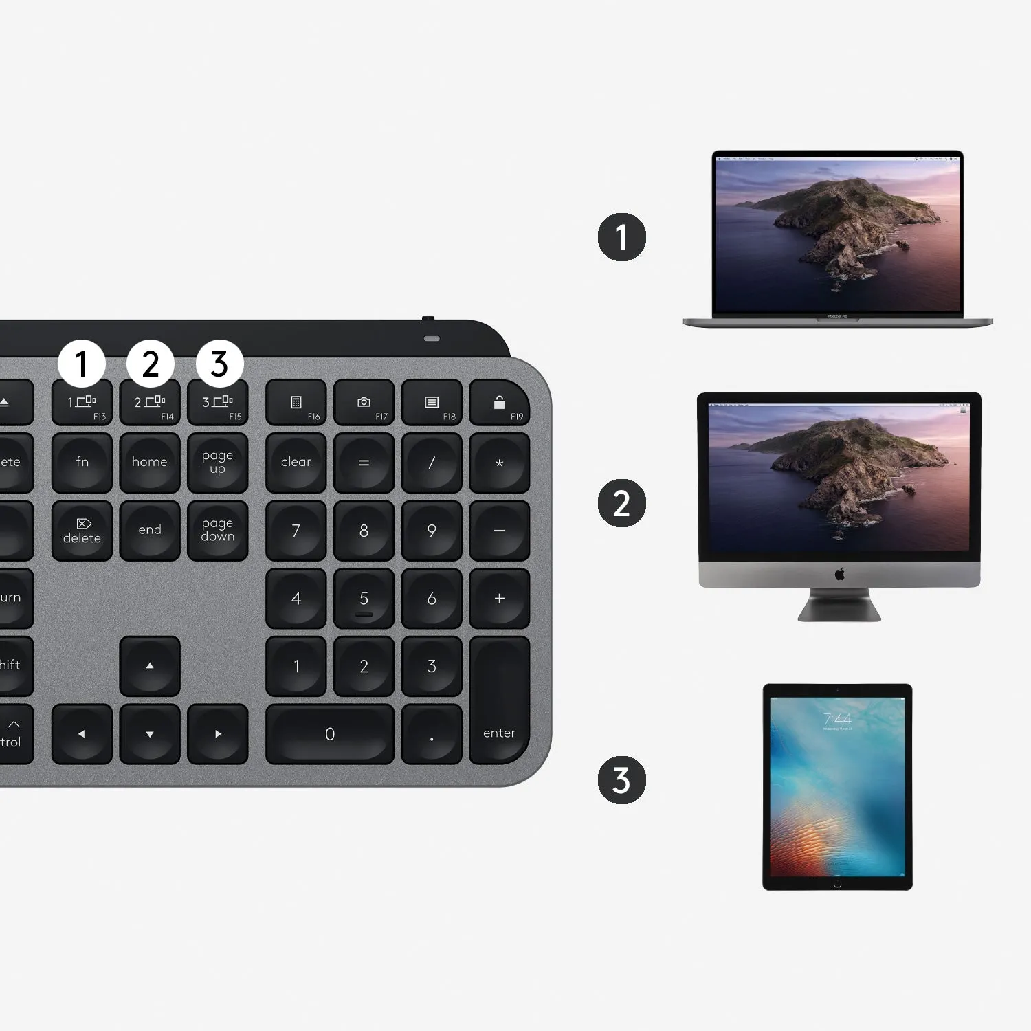 Logitech MX Keys for Mac Wireless Illuminated Keyboard