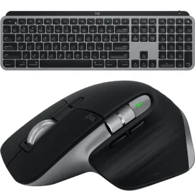 Logitech MX Keys   Master 3 Wireless Illuminated Keyboard Mouse Combo Advanced For Mac Space Grey