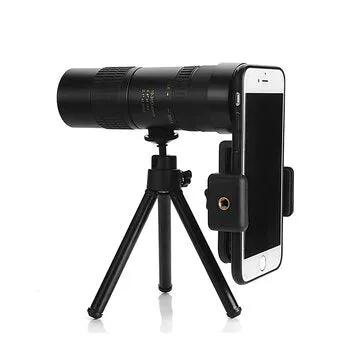 Luxxio Monocular Telescope 10-300x40 Zoom - Retractable for Outdoor