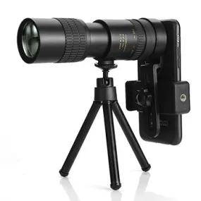 Luxxio Monocular Telescope 10-300x40 Zoom - Retractable for Outdoor