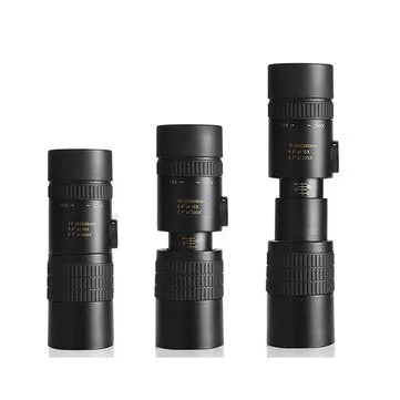 Luxxio Monocular Telescope 10-300x40 Zoom - Retractable for Outdoor