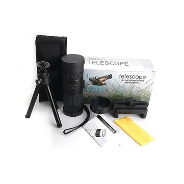 Luxxio Monocular Telescope 10-300x40 Zoom - Retractable for Outdoor