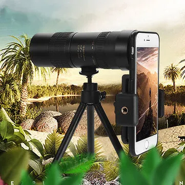 Luxxio Monocular Telescope 10-300x40 Zoom - Retractable for Outdoor