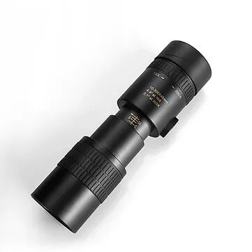 Luxxio Monocular Telescope 10-300x40 Zoom - Retractable for Outdoor