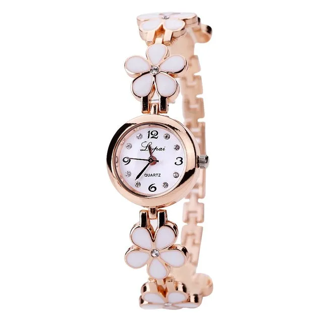 Lvpai Brand New Fashion Luxury Women Dress Gemstone Quartz Wristwatches Ladies Casual Golden Silver Women Dress Quartz Watches