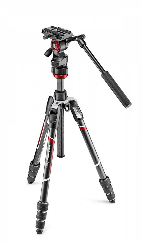 Manfrotto Befree Live CF tripod w- fluid head