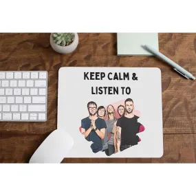 Maroon 5 Mousepad - Keep Calm And Listen To M5