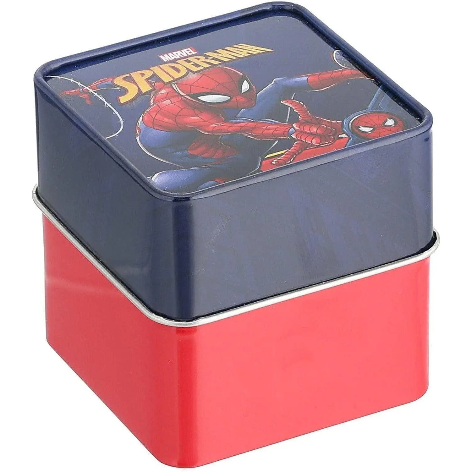 Marvel Boys Quartz Watch with Plastic Strap Red Spiderman SPD3515A