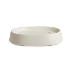 Matte White Ceramic Bath Accessories, Soap Dish