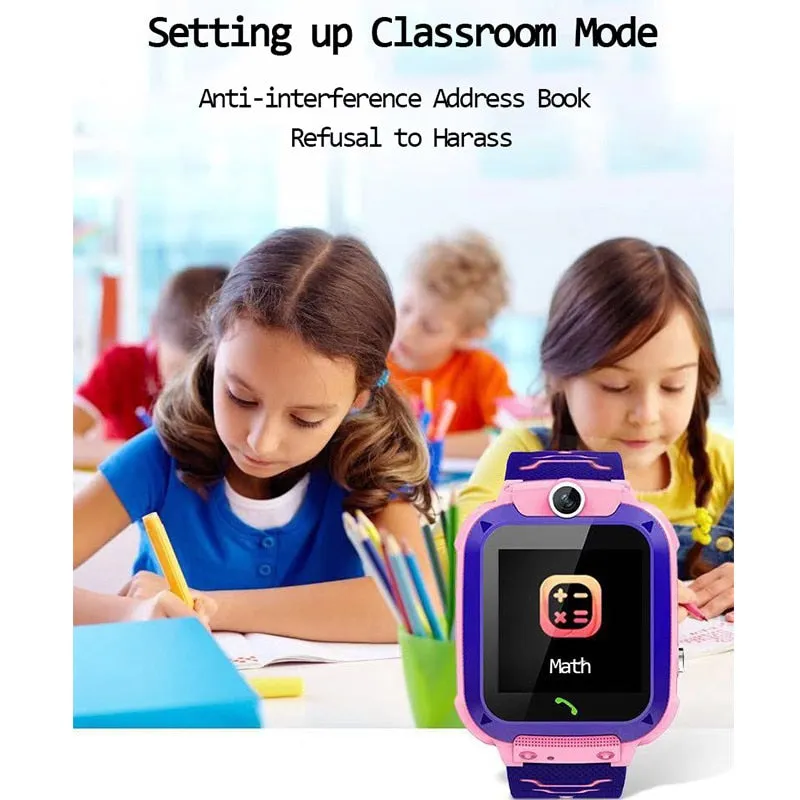 MEDIATECH SOS-IP67 Waterproof Smartwatch For Kids with Sim Card