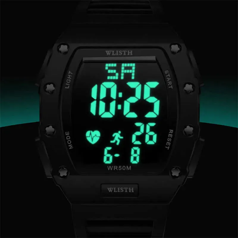 Men's Digital Watches Luxury LED Electronic Wrist Watch W2432751