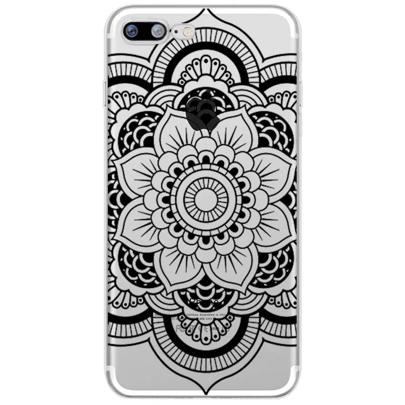 MEVCSON Vintage Soft Floral Lace Mandala Flower Phone Case