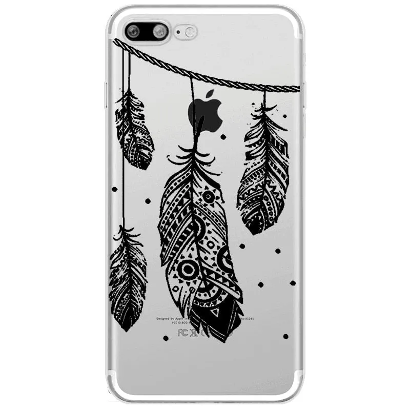 MEVCSON Vintage Soft Floral Lace Mandala Flower Phone Case