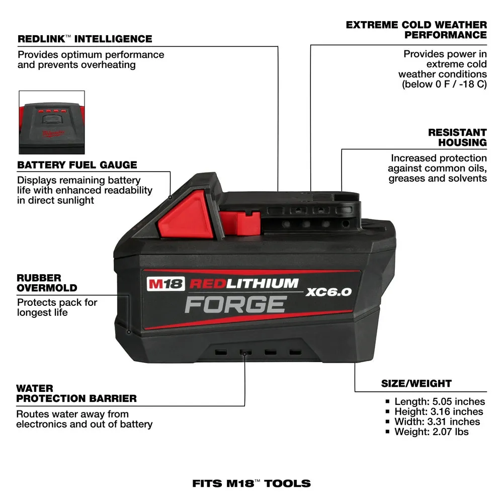 Milwaukee 48-59-1861 M18 18V Dual Bay Super Charger Starter Kit