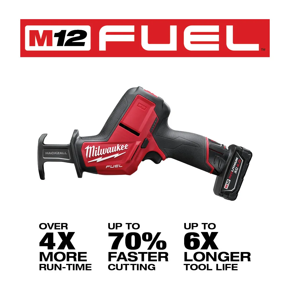 Milwaukee M12 Fuel Hackzall‚® 13.25" Reciprocating Saw Kit