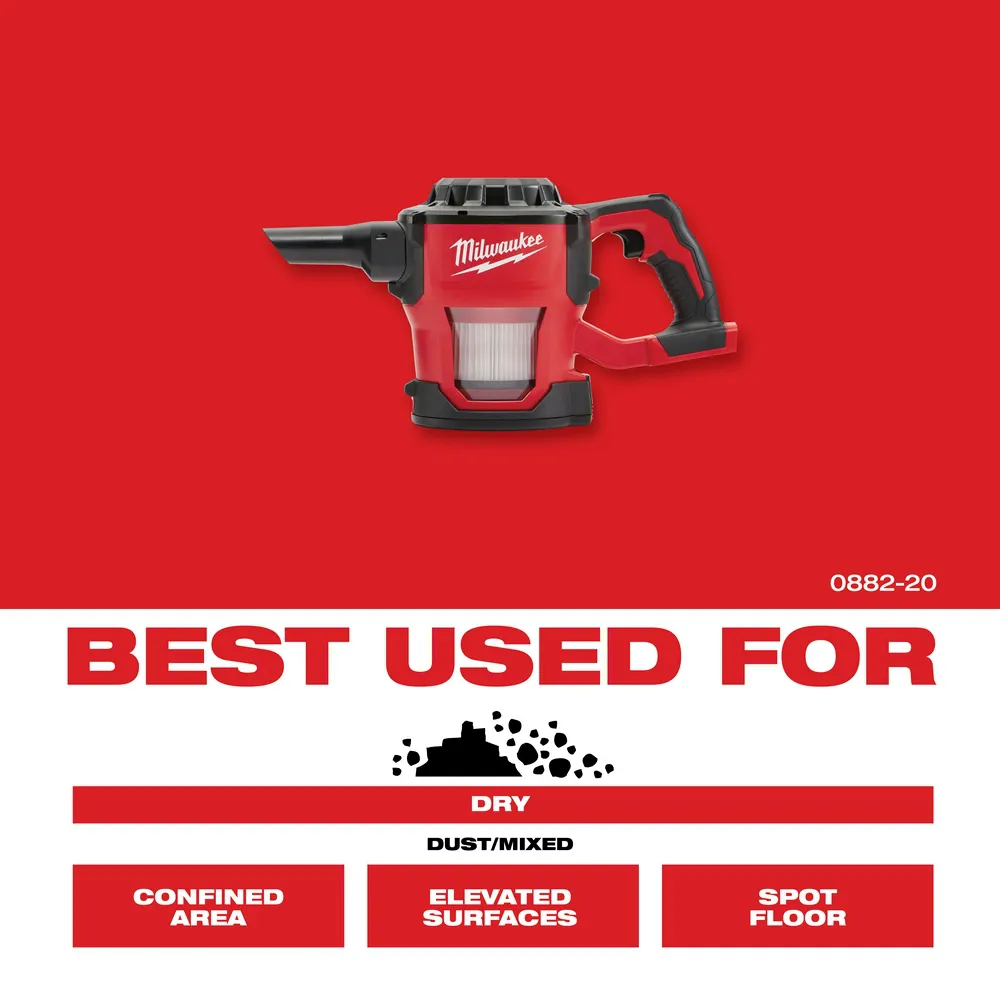 Milwaukee M18 Compact Vacuum