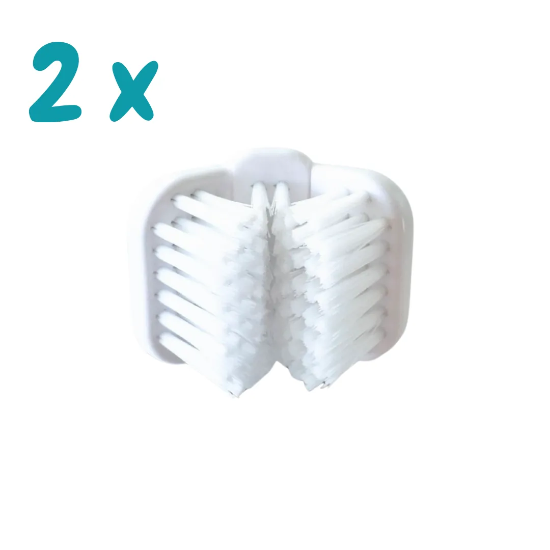 Mira Pet Brush Head - 3 sided (2 Pack) Original