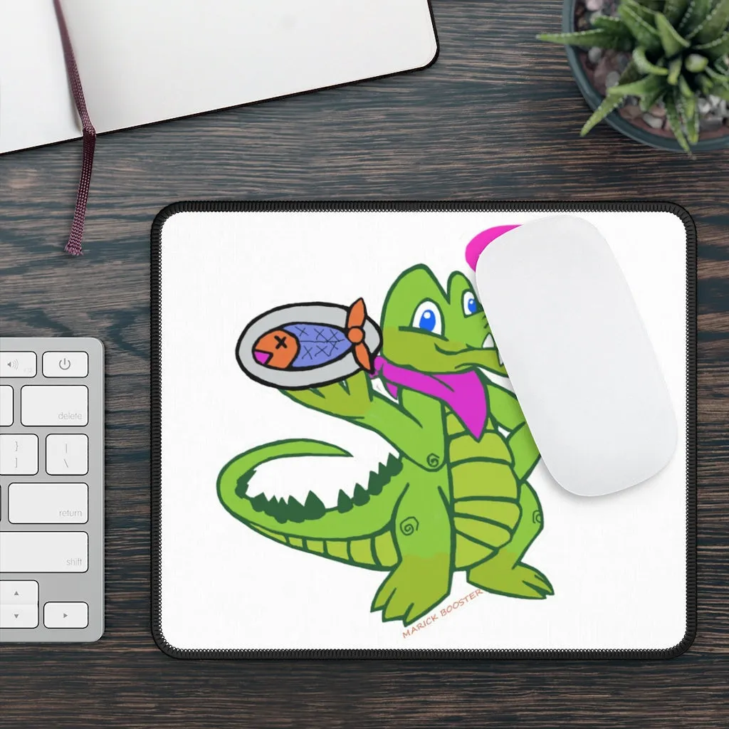 Munchies the Crocodile Gaming Mouse Pad