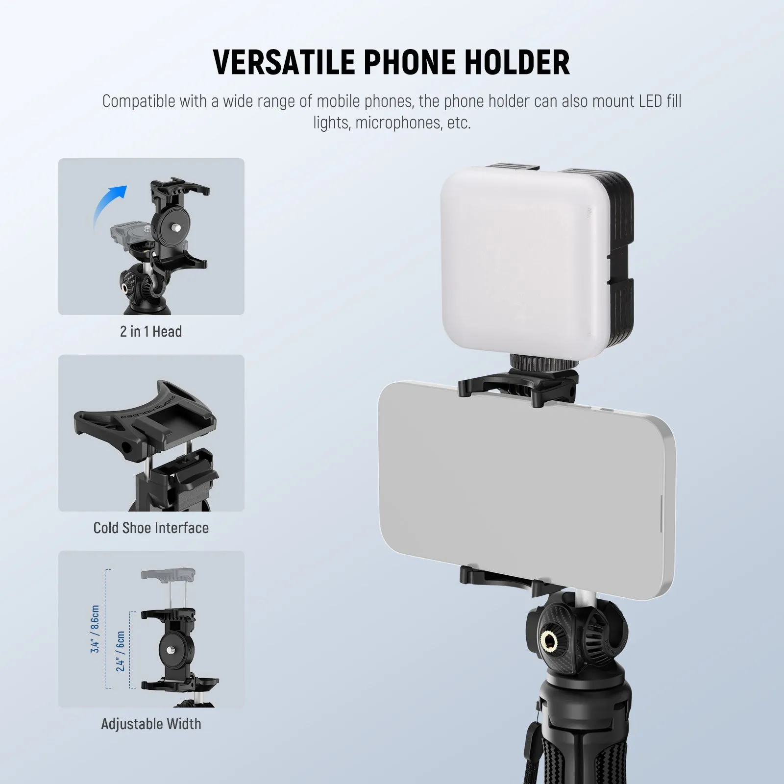 NEEWER TP38 15" Phone Tripod