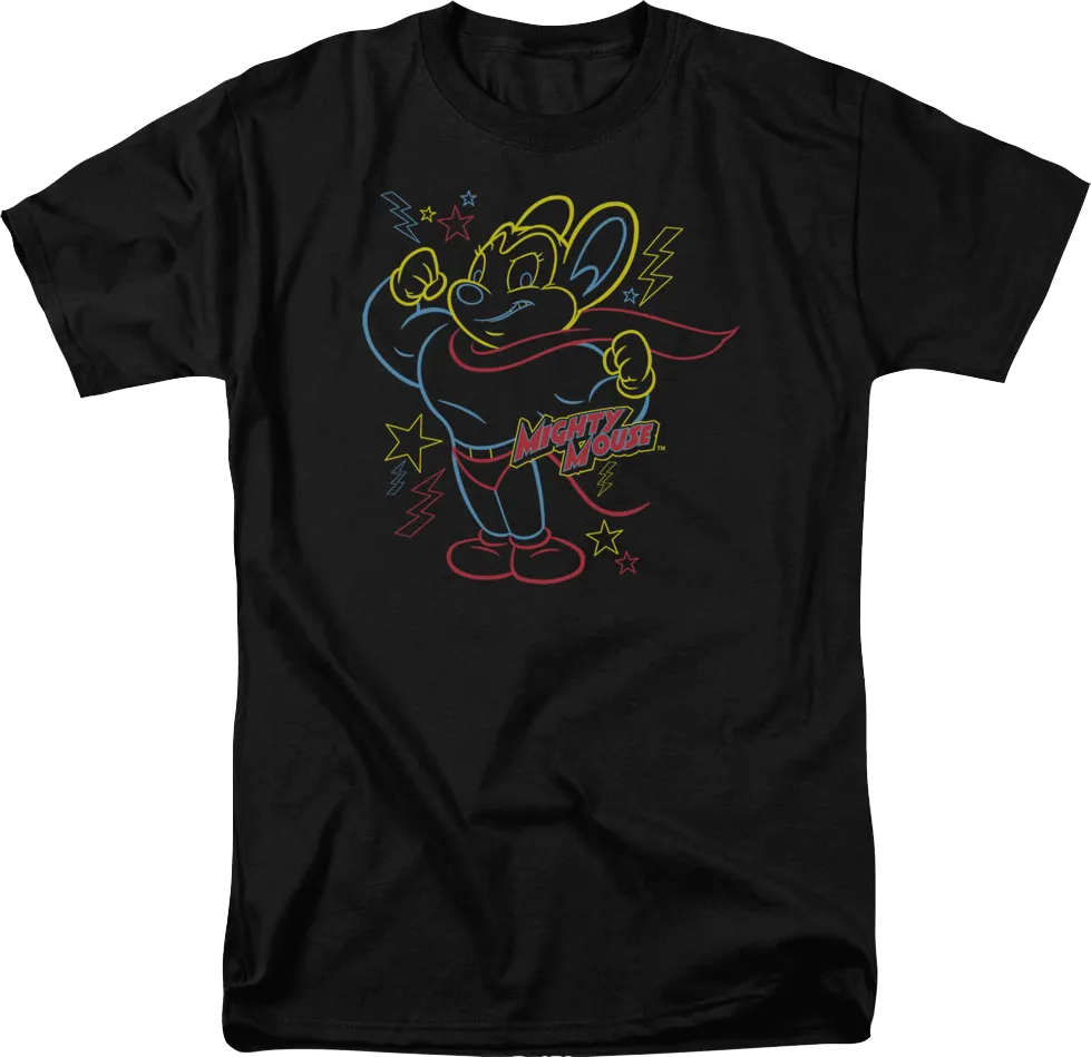 Neon Mighty Mouse T-Shirt