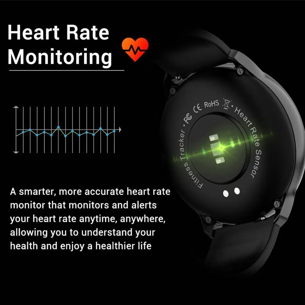 New IP67 Waterproof Heart Rate Fitness Tracker Digital Wrist Smartwatch For iPhone Samsung Xiaomi