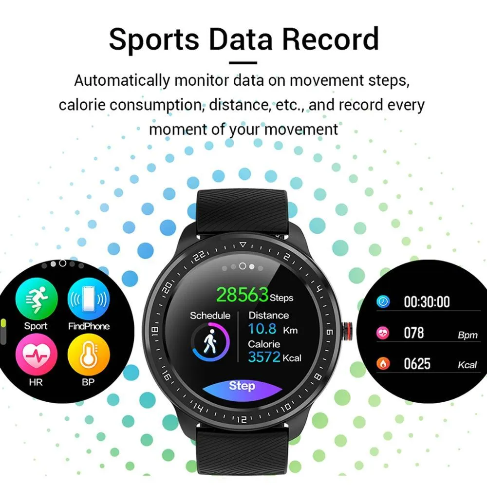 New IP67 Waterproof Heart Rate Fitness Tracker Digital Wrist Smartwatch For iPhone Samsung Xiaomi