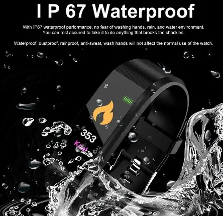 New Smart Watch Heart Rate Monitor Blood Pressure Fitness Tracker Sport Watch For IOS And Android