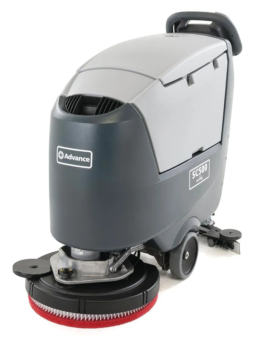 Nilfisk SC500 Battery Operated Walk Behind Automatic Floor Scrubber Drier