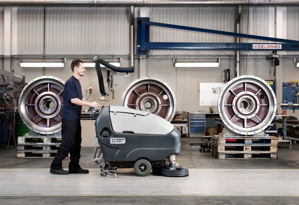 Nilfisk SC800-71 Cylindrical Battery Operated Scrubber Drier Complete FREE DELIVERY!