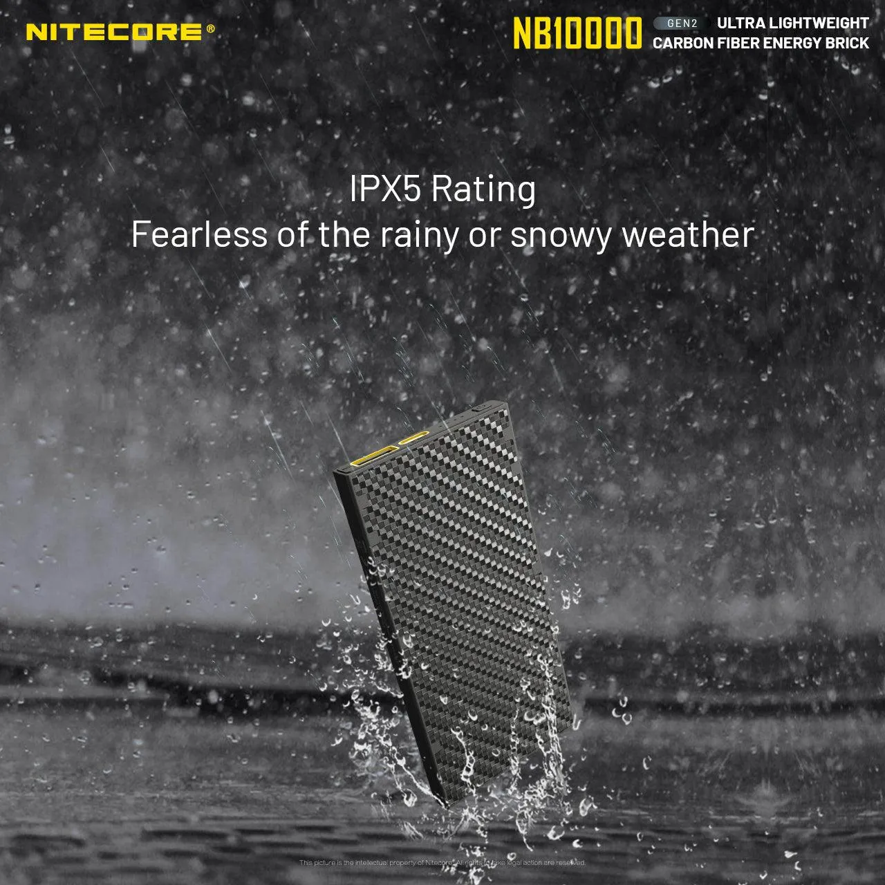 NITECORE NB1000 CARBON FIBRE 10,000 MAH POWERBANK