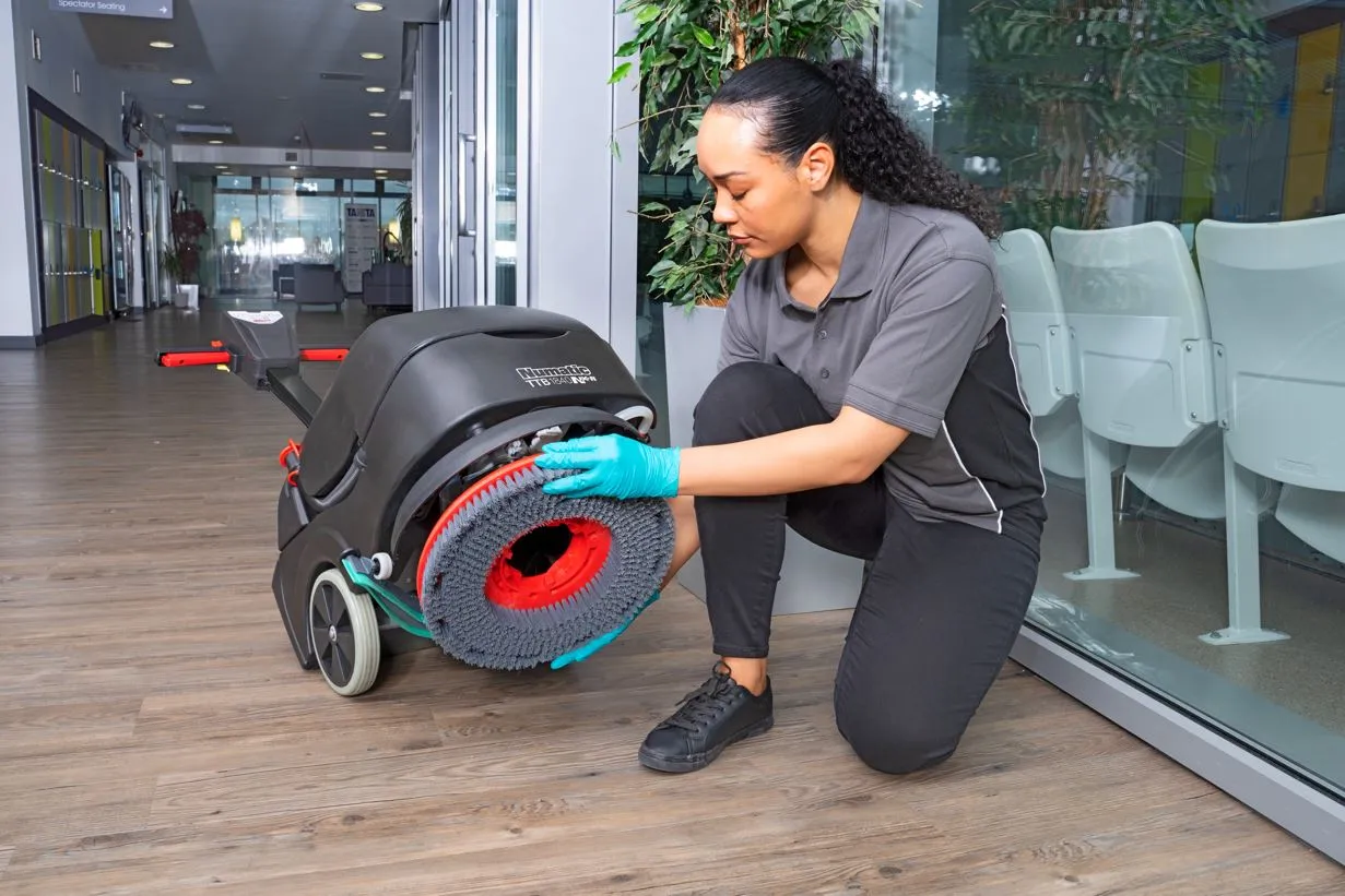 Numatic TTB1840NX-R Compact Battery Powered Scrubber Dryer