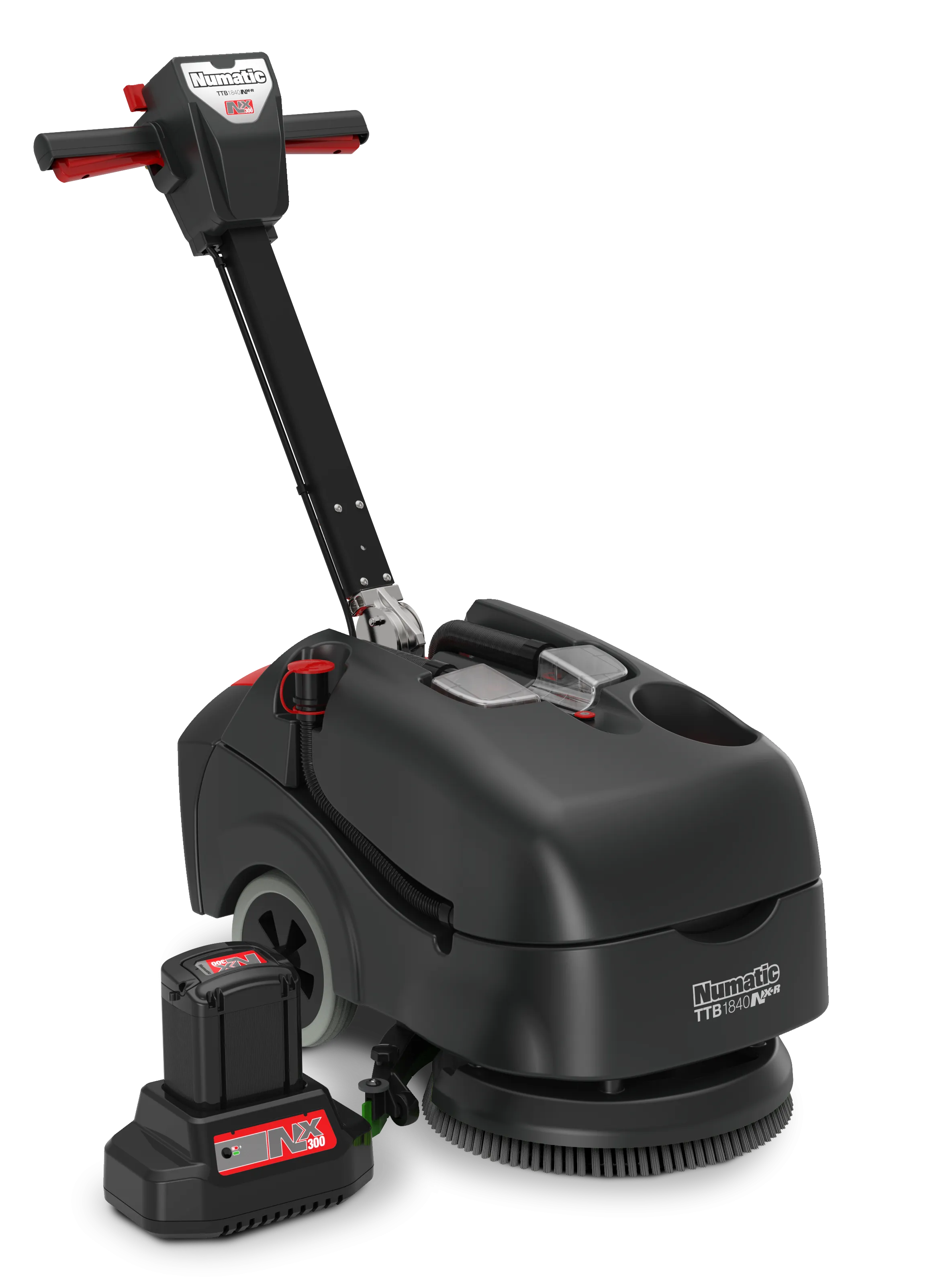 Numatic TTB1840NX-R Compact Battery Powered Scrubber Dryer