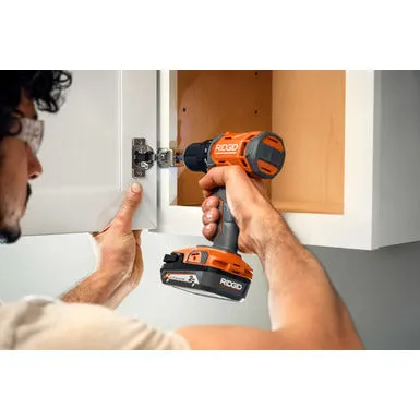 Open Box -  RIDGID 18V Cordless 1/2 in. Drill/Driver Kit with (1) 2.0 Ah Battery and Charger