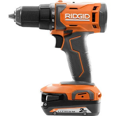 Open Box -  RIDGID 18V Cordless 1/2 in. Drill/Driver Kit with (1) 2.0 Ah Battery and Charger