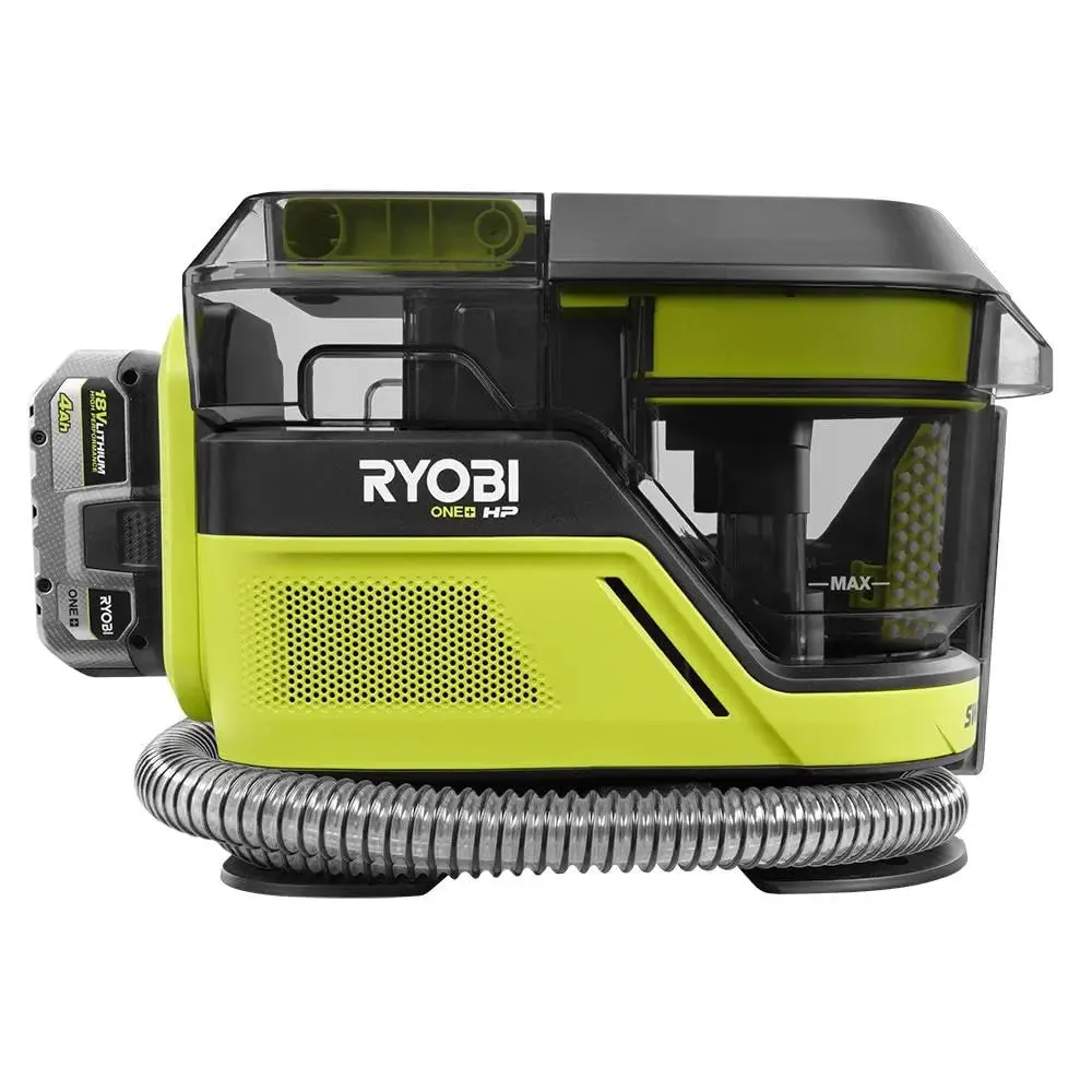 Open Box -  RYOBI ONE  HP 18V Brushless Cordless SWIFTClean Mid-Size Spot Cleaner with 4.0 Ah Battery and Charger