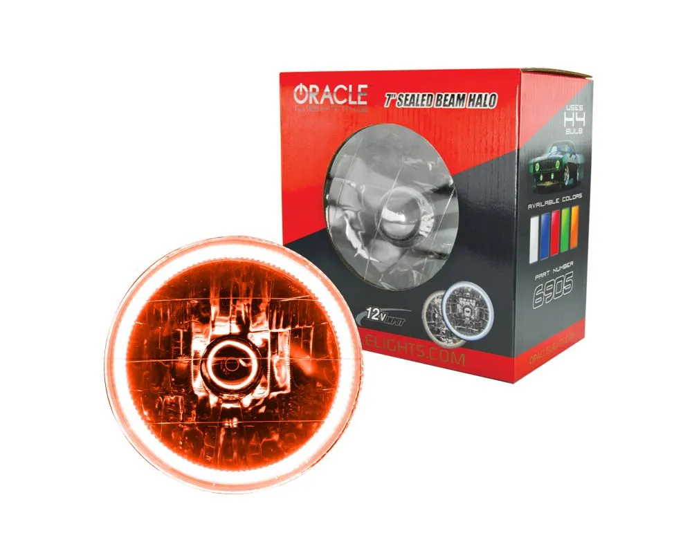 Oracle Sealed Beam Headlight Dodge Charger (75-76) [7" H6024/PAR56] White / Blue / Red / Green / Amber / UV/Purple / ColorSHIFT