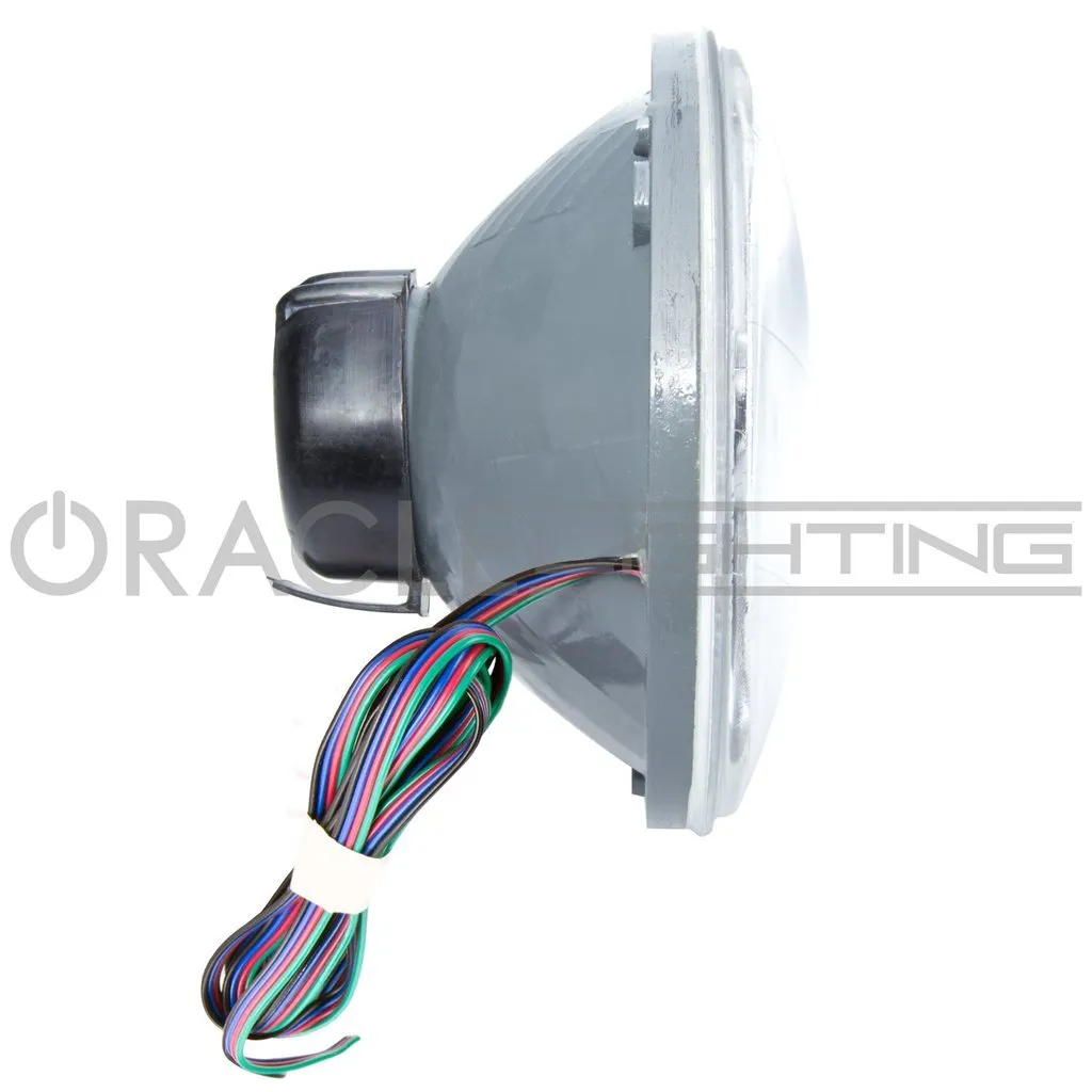 Oracle Sealed Beam Headlight Dodge Charger (75-76) [7" H6024/PAR56] White / Blue / Red / Green / Amber / UV/Purple / ColorSHIFT