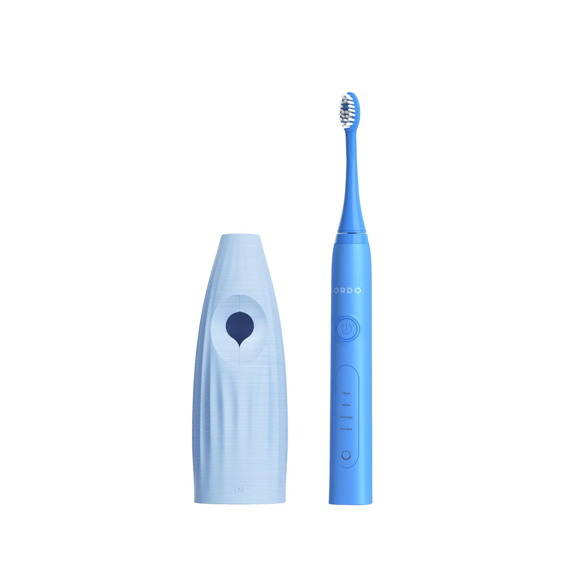 Ordo Sonic  Toothbrush & {access}ories Handle - Soft Blue Tapered Large Vertical