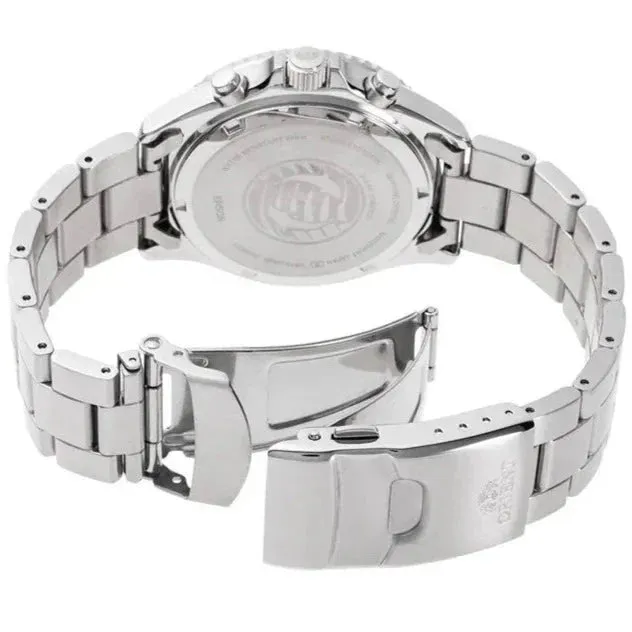 Orient Mako Solar Men's Silver Watch RA-TX0201L10B