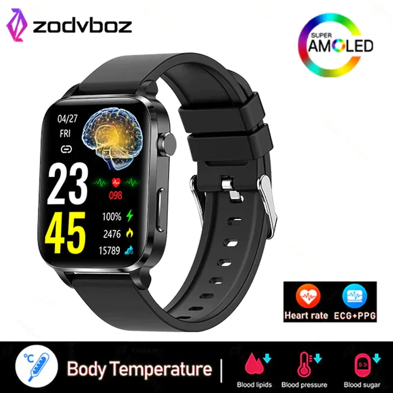 Painless Non-Invasive Blood Sugar Smart Watch Men Laser Treatment Health Blood Pressure Sport